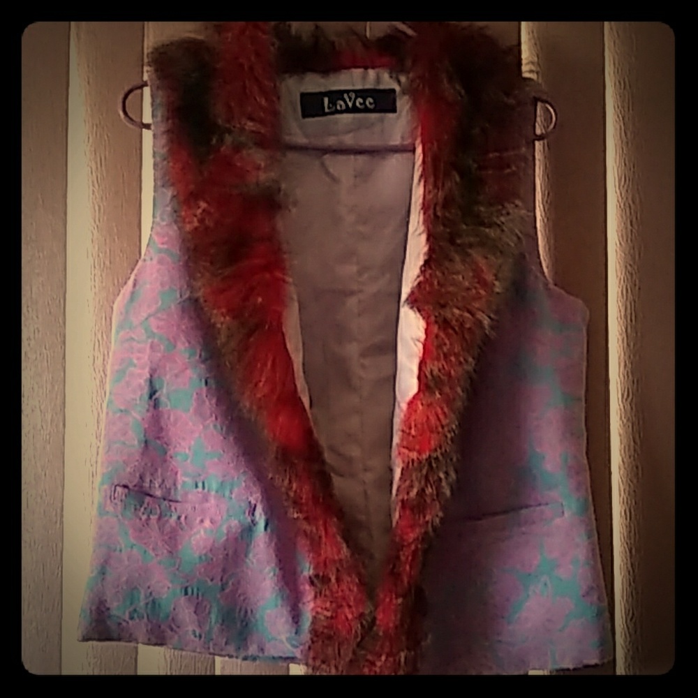 Beautiful purple and pink vest